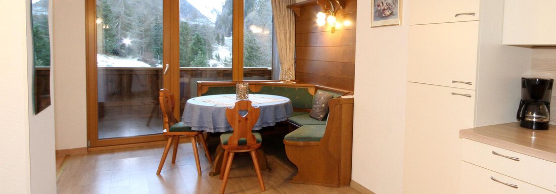 Essplatz - Ferienwohnung Poschacherhof - Obergurgl 