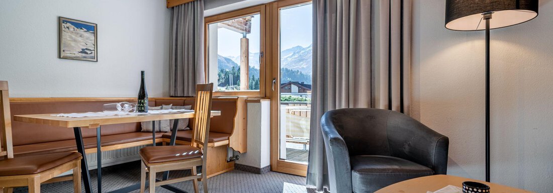 Wohnraum Appartement 2 - Schönblick Gurgl - Obergurgl 