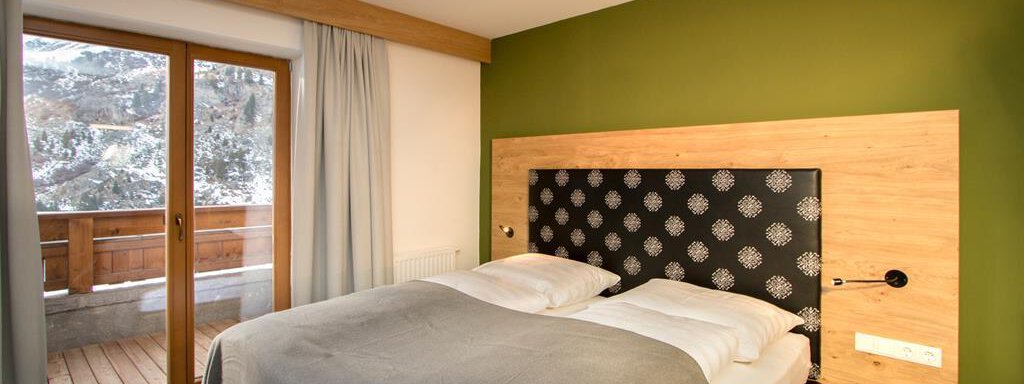 Beispiel Zweites Schlafzimmer - Apartmenthaus Gurglhof - Obergurgl 