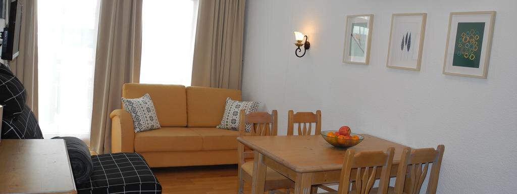 Wohnraum mit Schlafcouch - Appartement Piccard - Obergurgl 