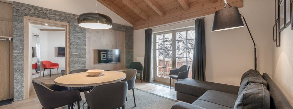 Beispiel Wohnbereich - Chalet Obergurgl luxury apartments - Obergurgl 