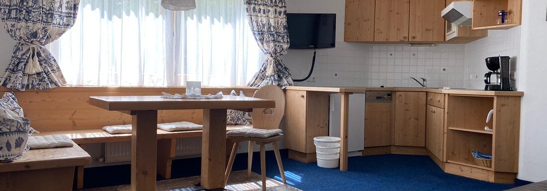 Wohnküche - Ferienwohnung Alt Poschach - Obergurgl 