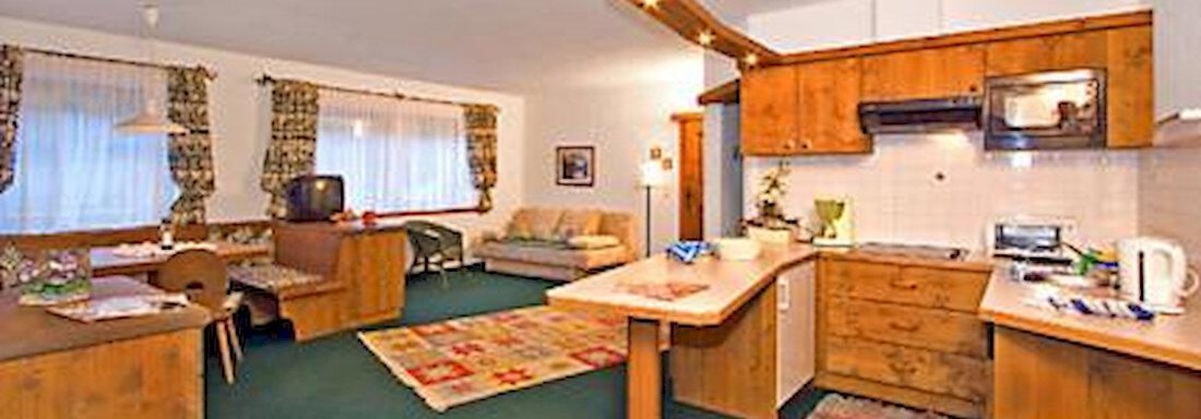 Wohnküche - Ferienwohnung Alt Poschach - Obergurgl 