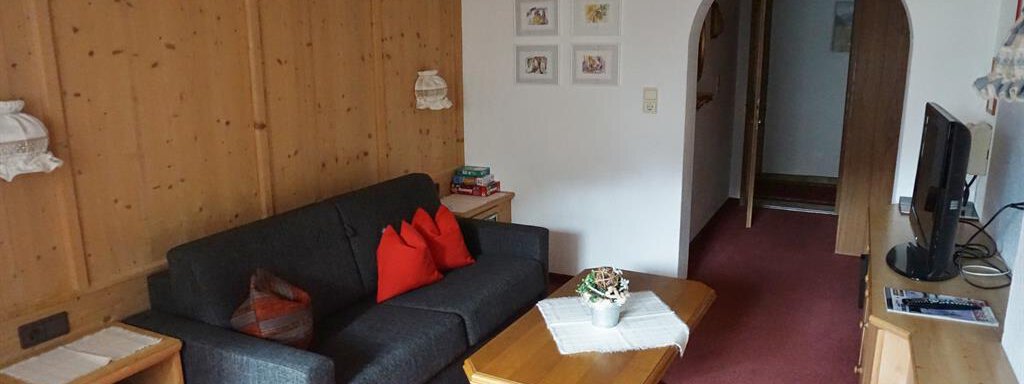 Wohnzimmer - Ferienwohnung Zirmkogl - Obergurgl 