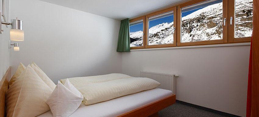 Schlafzimmer - Ferienwohnungen Broser - Obergurgl 