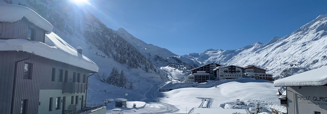 Blick vom Südbalkon - Haus Verwall Appartements - Obergurgl 