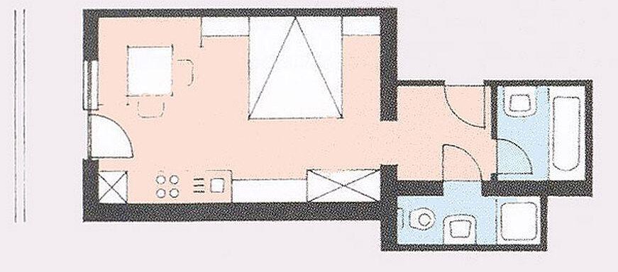 Skizze Appartement 8 - Haus Wendlhof - Obergurgl 