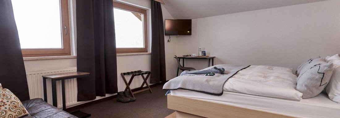 Doppelzimmer - Pension Bergheim - Obergurgl 