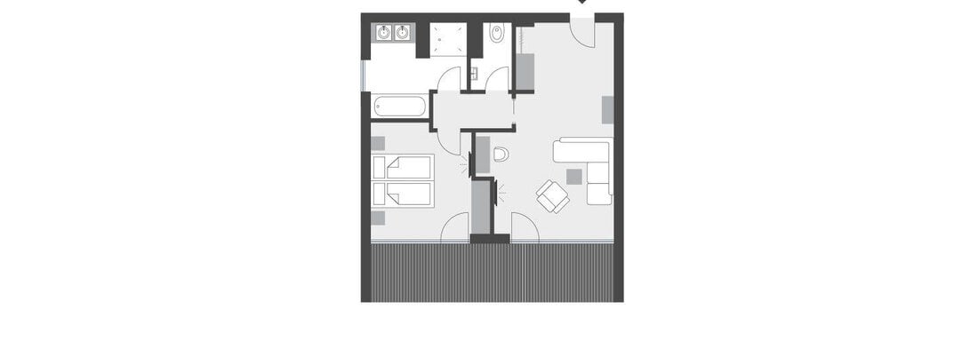 Zimmerskizze Suite Deluxe - The Crystal VAYA Unique - Obergurgl 